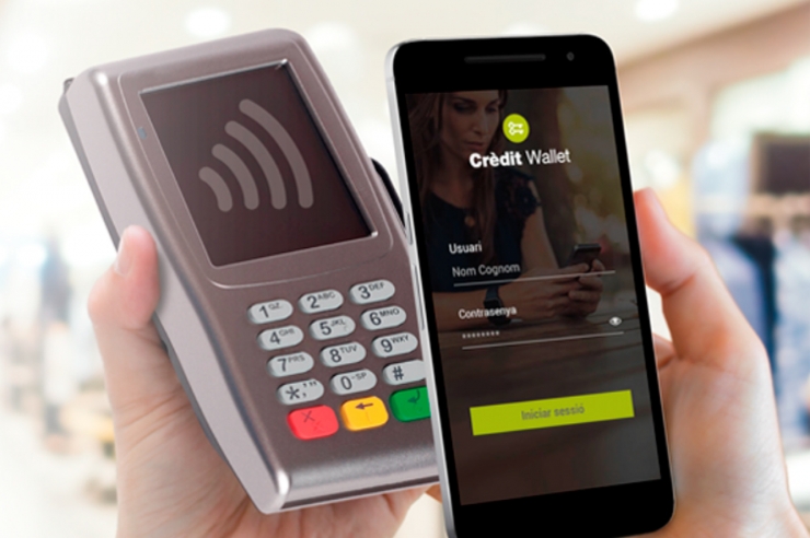 El producte Crèdit Wallet, nou servei de banca digital de Crèdit Andorrà.