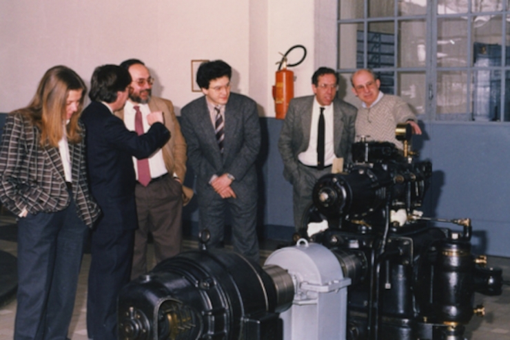 Un moment de l'acte institucional per la creació de FEDA, l'any 1988.