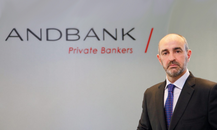 El nou director de banca privada de l'oficina d'Andbank Espanya a Bilbao, Javier Mendieta.