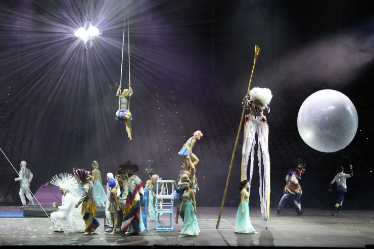 L'espectacle de l'any passat del Cirque du Soleil a Andorra, 'Scalada Stelar'.