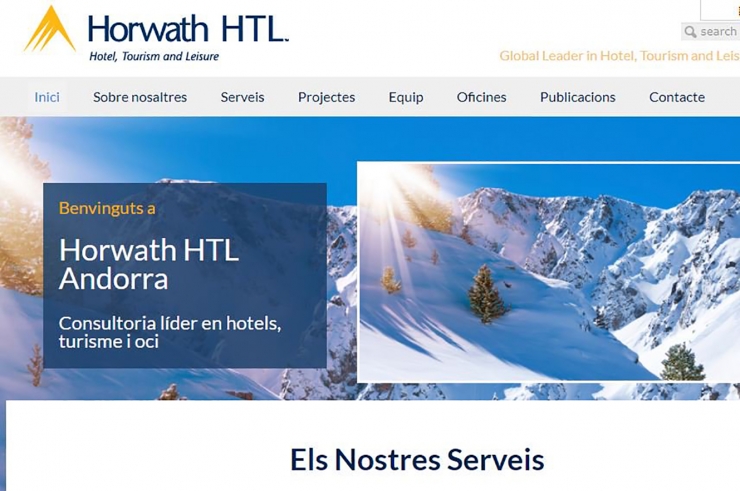 Pàgina web de Horwath HTL Andorra.