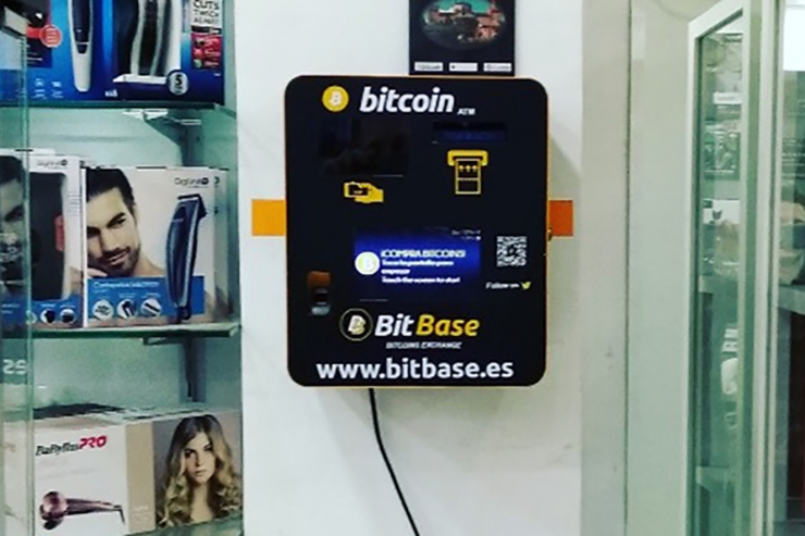 El caixer Bitcoin d'Escaldes-Engordany.