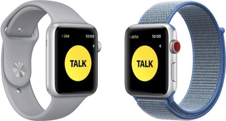 El 'walkie talkie' dels rellotges Apple.
