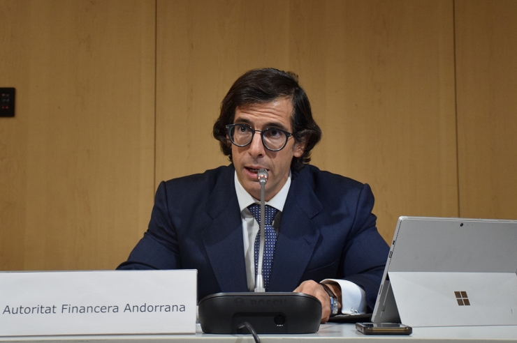 El director general de l'Autoritat Financera Andorrana (AFA), Ramón  López.