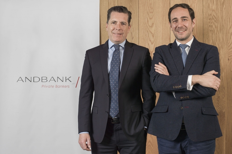 Gonzalo Lardiés, a l'esquerra, i Sebastián Larraza, a la dreta, els nous fitxatges d'Andbank.