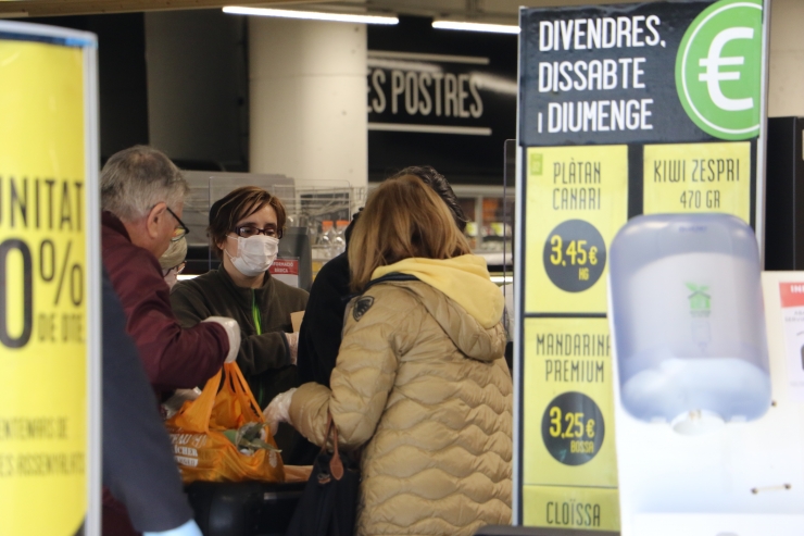 Un supermercat d'Andorra la Vella, en una imatge d'arxiu recent.