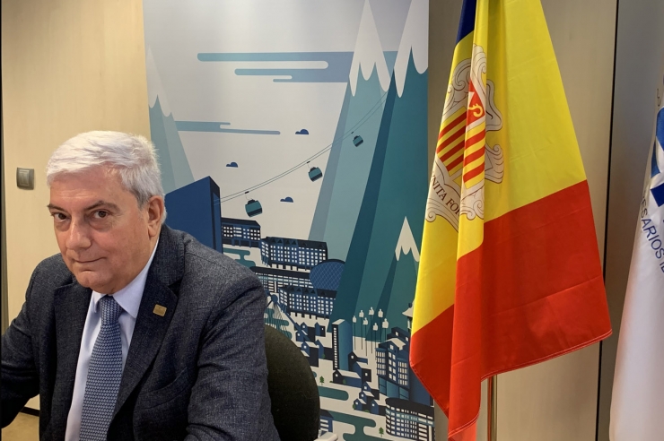 El president de la Confederació Empresarial Andorrana (CEA), Gerard Cadena.