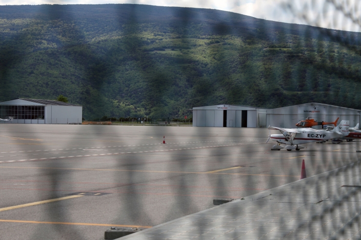 Una imatge d'arxiu de l'aeroport d'Andorra-la Seu.