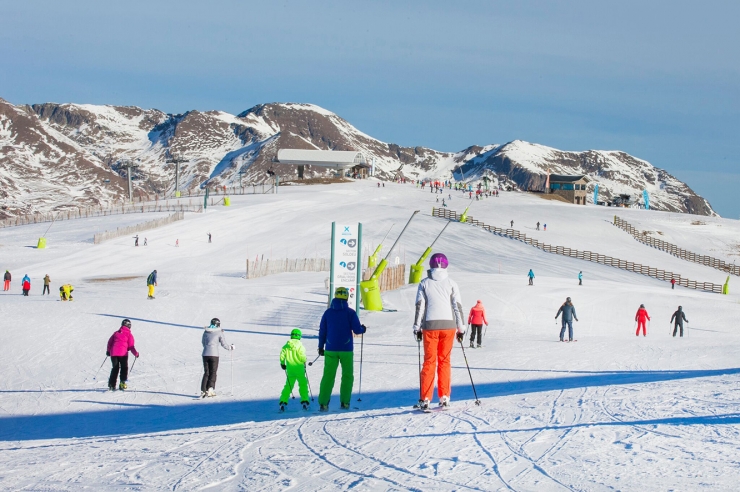 Esquiadors a Grandvalira.