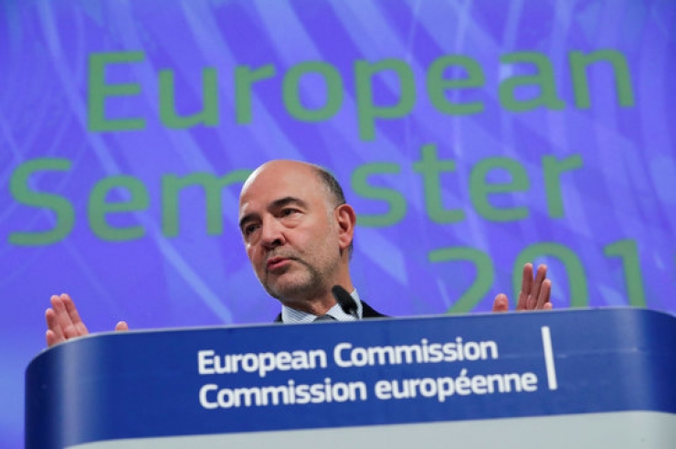 El comissari d'Afers Econòmics, Pierre Moscovici.