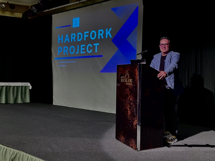 El president de HardFork Project, Pedro Miranda.