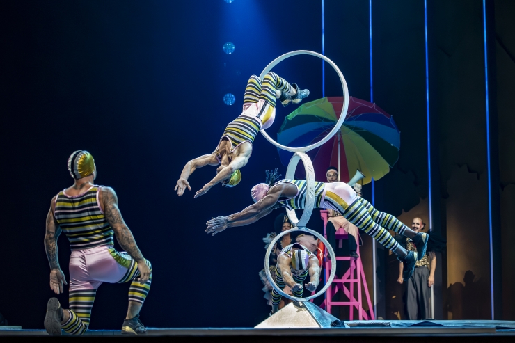 L'espectacle 'Festa' del Cirque du Soleil.
