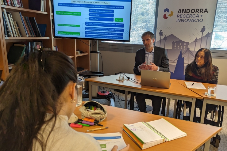 La presentació de l'estudi sobre la immigració a Andorra realitzat durant el 2022 pel grup de Sociologia d'AR+I.