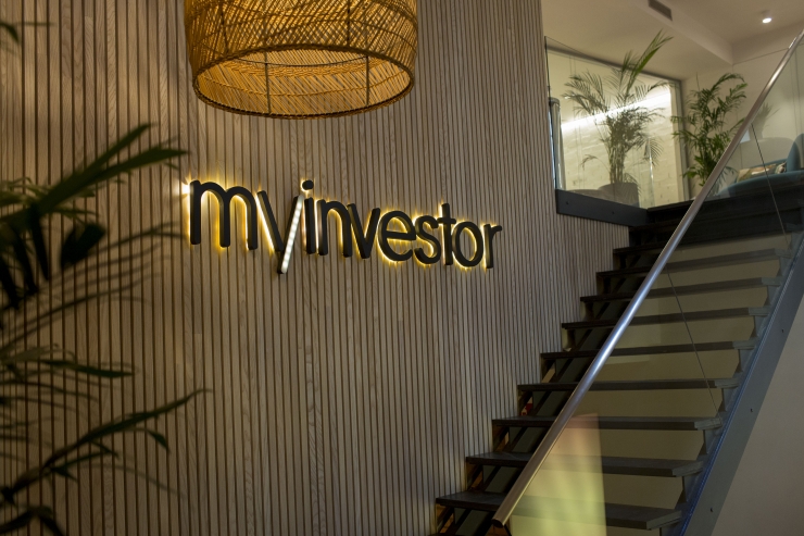 El logotip de MyInvestor, el neobanc d'Andbank.
 