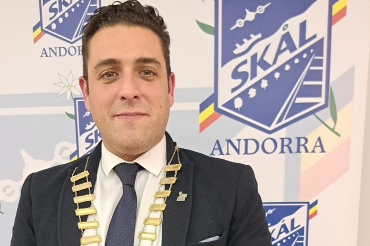 El nou president de l'Skal Club Andorra, Emili Yepes.