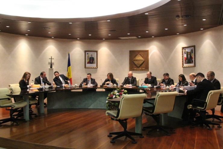 Sessió de consell del comú d'Encamp, aquest dilluns a la tarda.