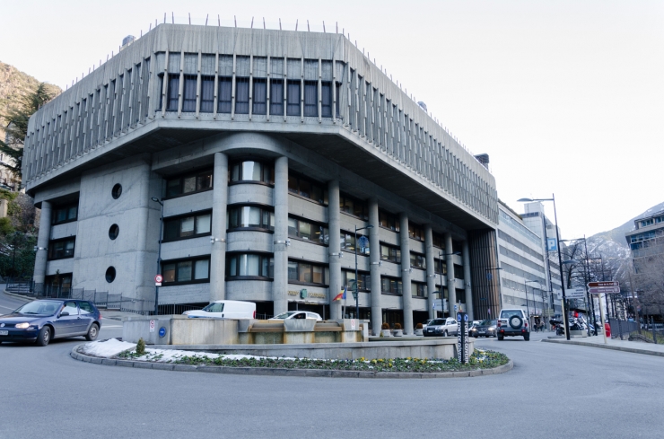 L'edifici central del Govern.