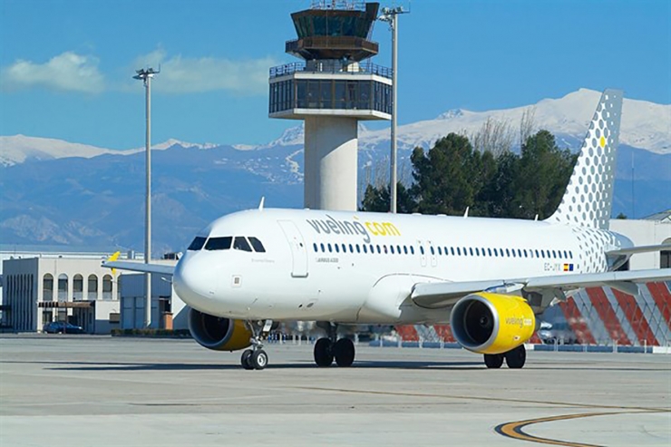 Un dels avions de la companyia aèria Vueling.