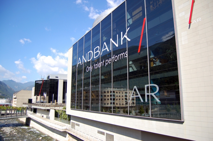 Seu central d'Andbank a Escaldes-Engordany.