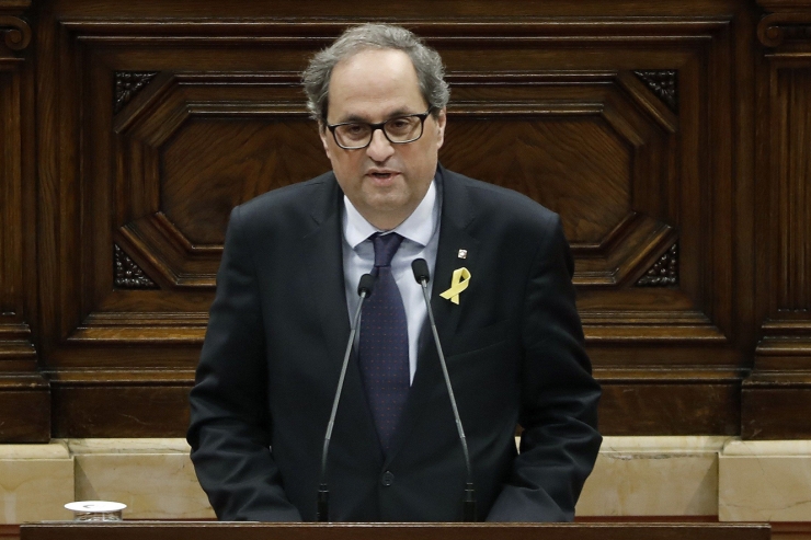 El president de la Generalitat de Catalunya, Quim Torra.