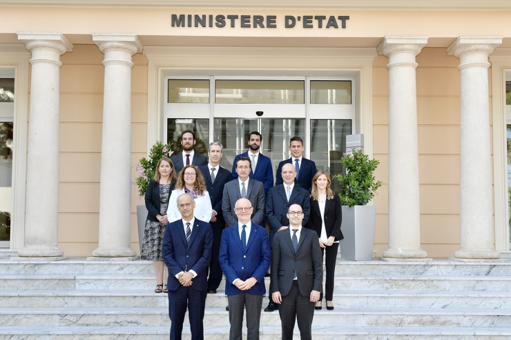 Les tres delegacions que s'han reunit aquest divendres a Mònaco.