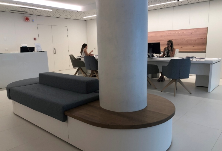 La nova oficina.