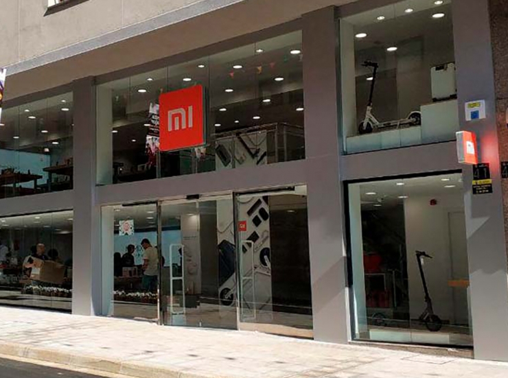 Façana de la botiga Xiaomi a Andorra la Vella.
