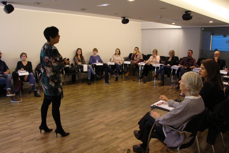 Alumnes assistents a la segona edició del curs bàsic per a professionals del comerç.