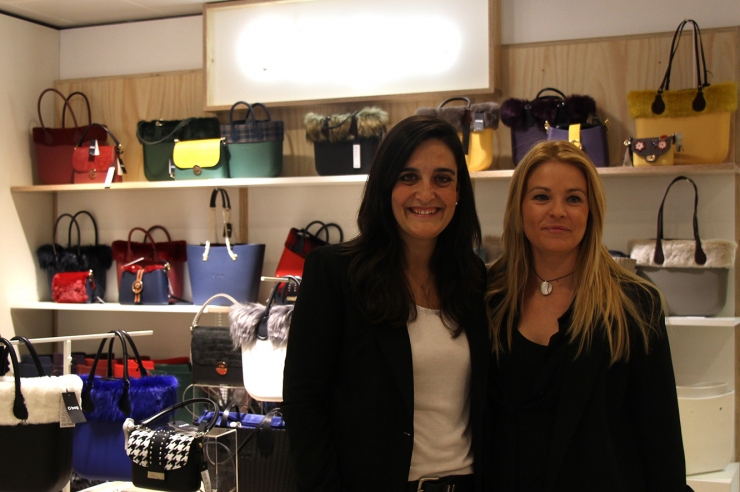Sol Rossell i Nerea Aixàs, representants de la marca italiana a Andorra.
