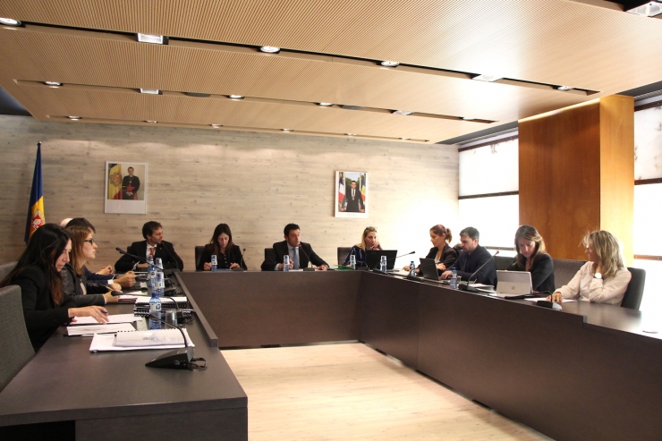 Un moment del consell de comú celebrat aquest dijous a Ordino.