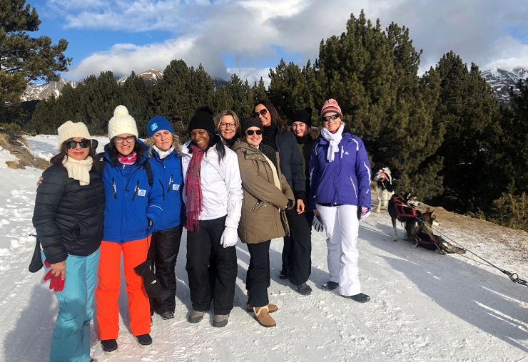 Un grup de participants en l'activitat organitzada per l'Andorra Convention Bureau.