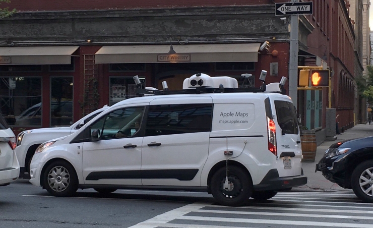Un vehicle d'Apple.
