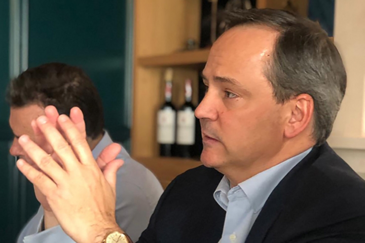 El president de Vass, Javier Latasa.
 