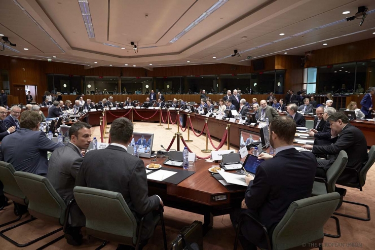 Una reunió de l'Ecofin a Brussel·les.