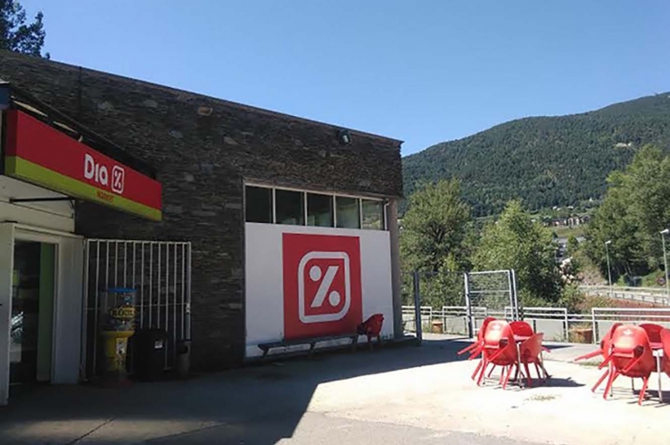 Supermercat Dia a la Massana.