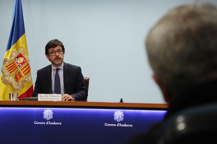 El ministre de Finances en funcions, Jordi Cinca.