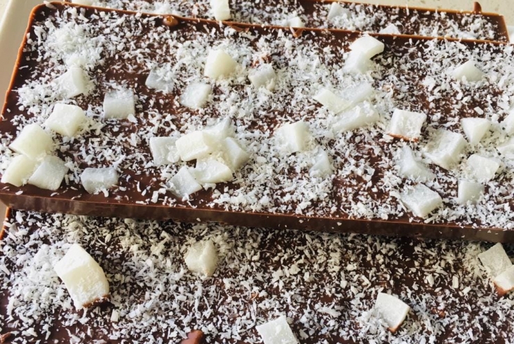 La xocolata amb llet de coco de Xocland.