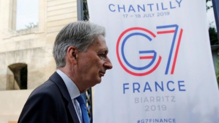 El ministre d'Economia del Regne Unit, Philip Hammond, a la cimera del G7.
 