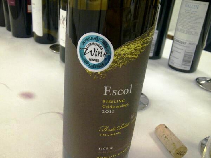 Un dels vins de Borda Sabaté.