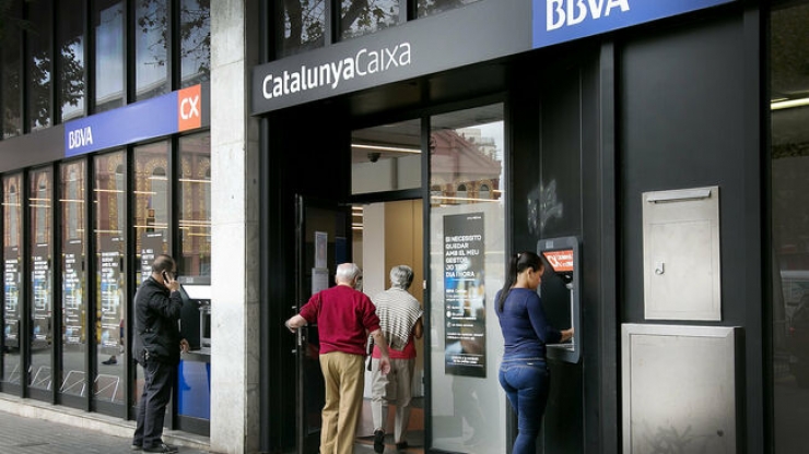 Un banc espanyol.
