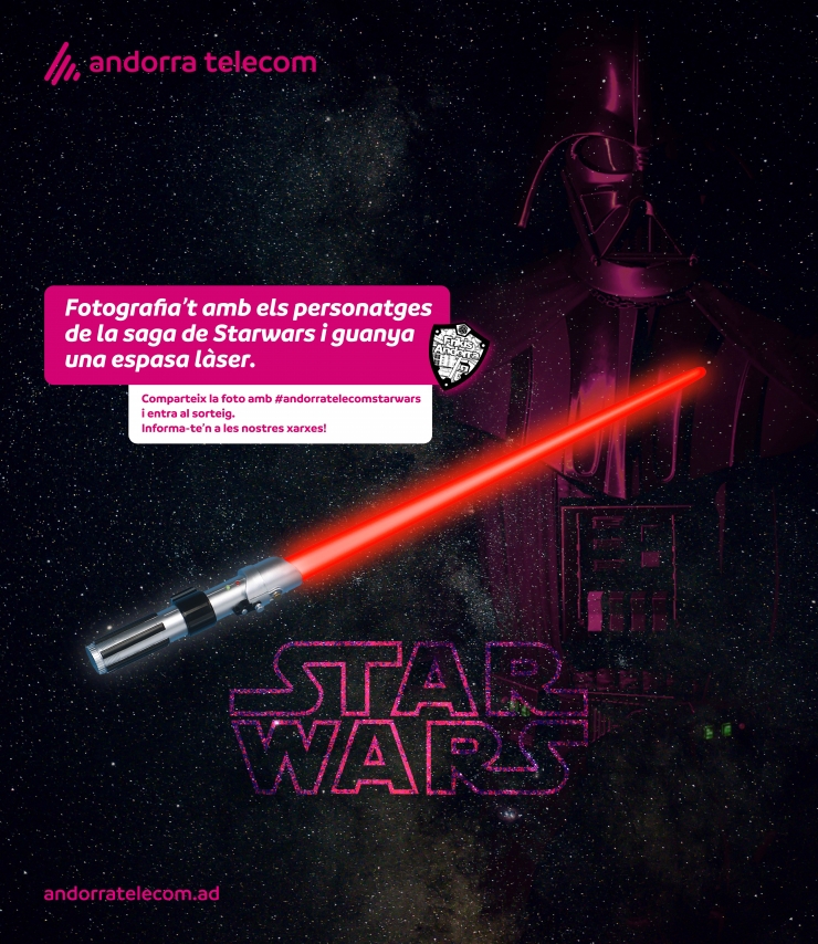 Cartell promocional de les activitats que organitza Andorra Telecom.