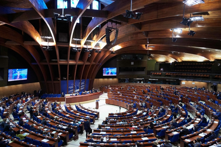 Sessió de l'assemblea parlamentària del Consell d'Europa, a Estrasburg.