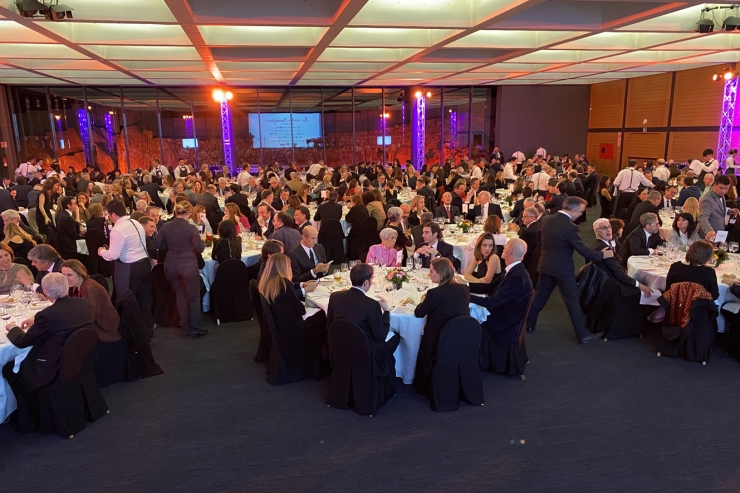 Un moment de la gala benèfica celebrada aquest dijous.