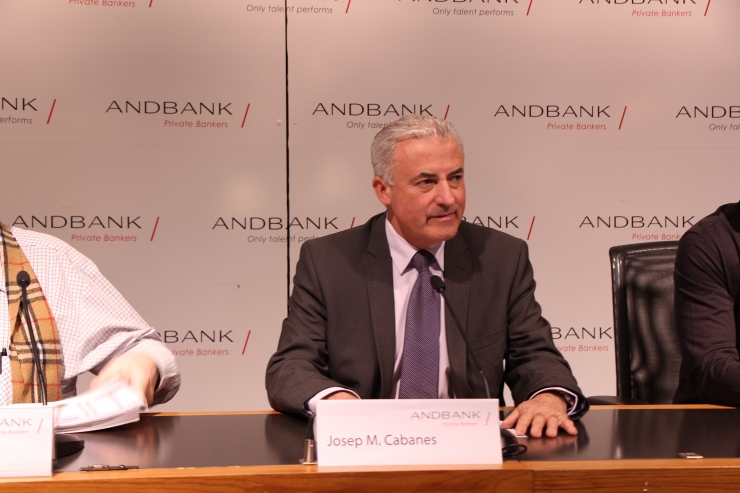 El sots-director general banca país Andbank, Josep Maria Cabanes.