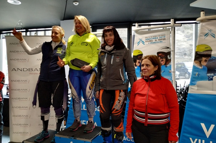El podi femení.