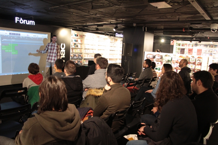 Moment de la MasterClass.