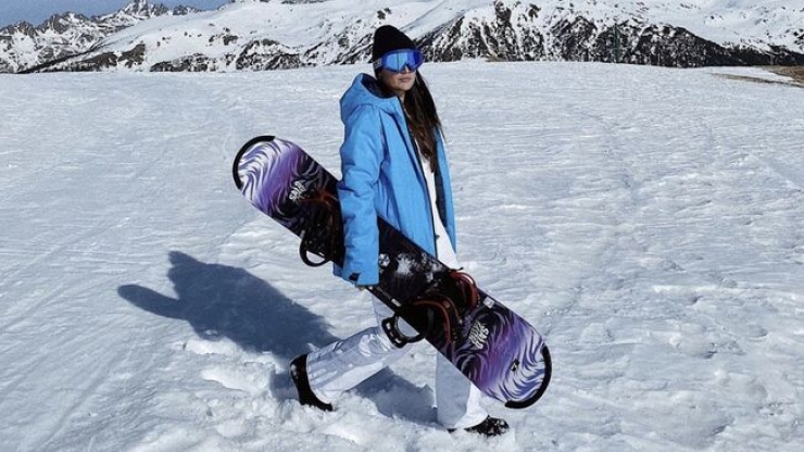 La 'influencer' Alba Paul a Grandvalira.