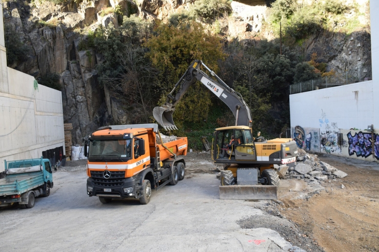 El terreny on s'ha de construir el casino.