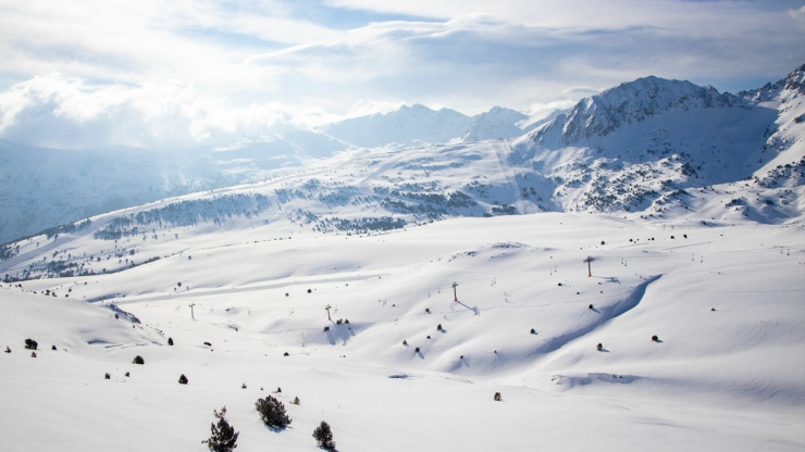 El camp de neu de Grandvalira.