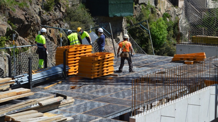 Els permisos per a la construcció d'obra nova van caure l'any passat.
